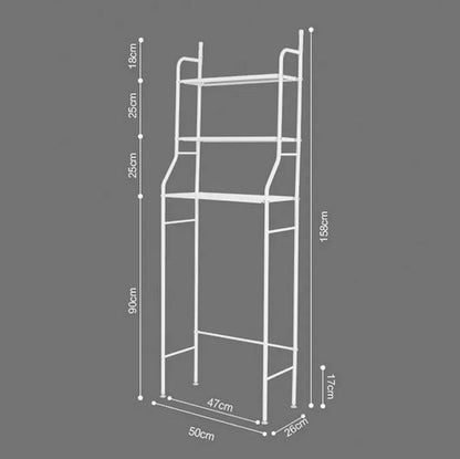 Estante Mueble Organizador Baño 3 Nivele